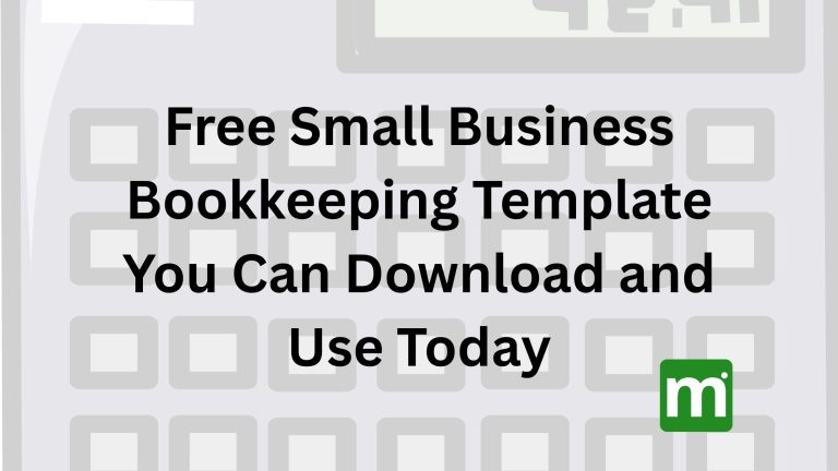 small business bookkeeping template