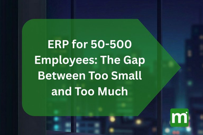 erp for 50 to 500 employees