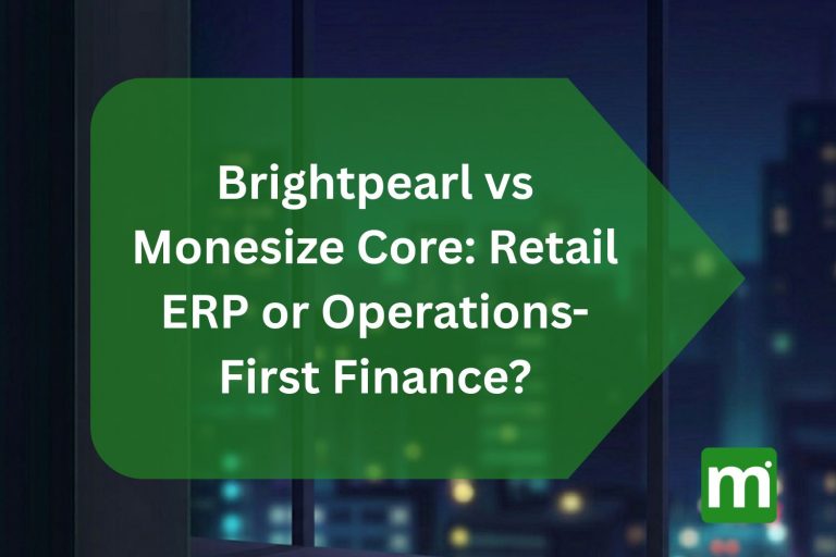 brightpearl vs monesize core