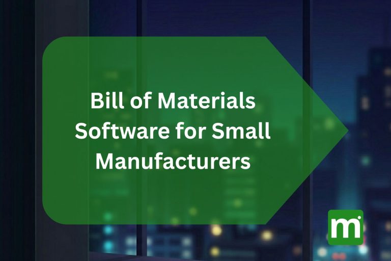bill of materials software small manufacturers