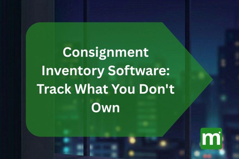consignment inventory tracking software