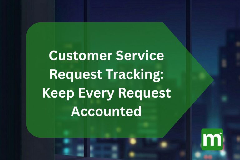 customer service request tracking
