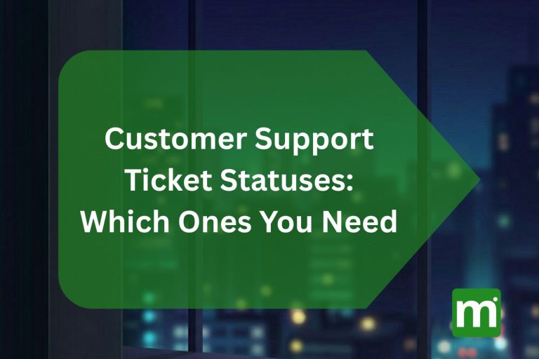 customer support ticket statuses