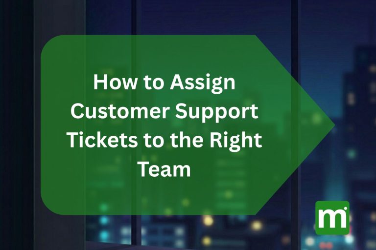 customer support ticket assignment