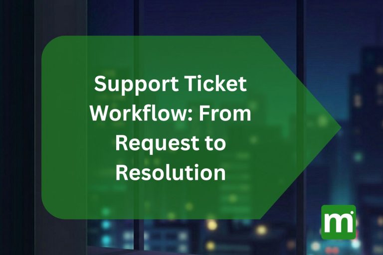 support ticket workflow